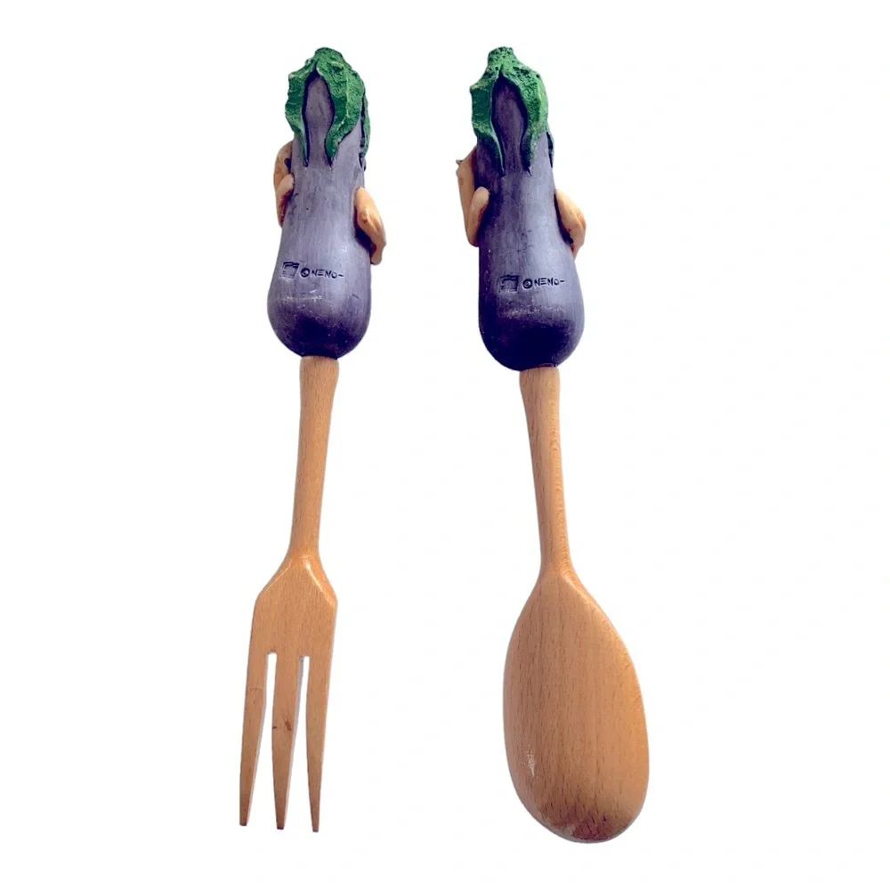 Neon Salad Serving Utensils